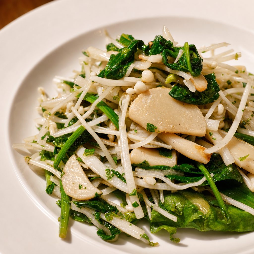 Sautéed Mushroom Salad.