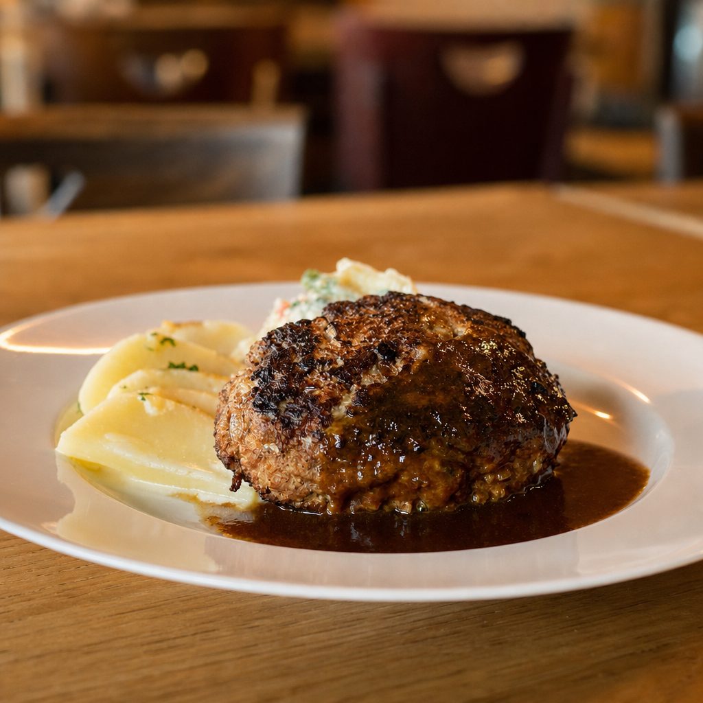 "Hamburg" Steak.