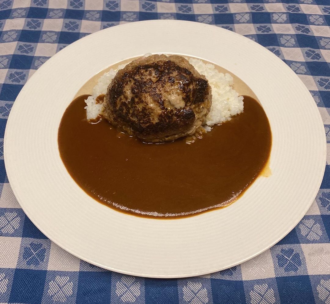 "Hamburg" Steak Curry.