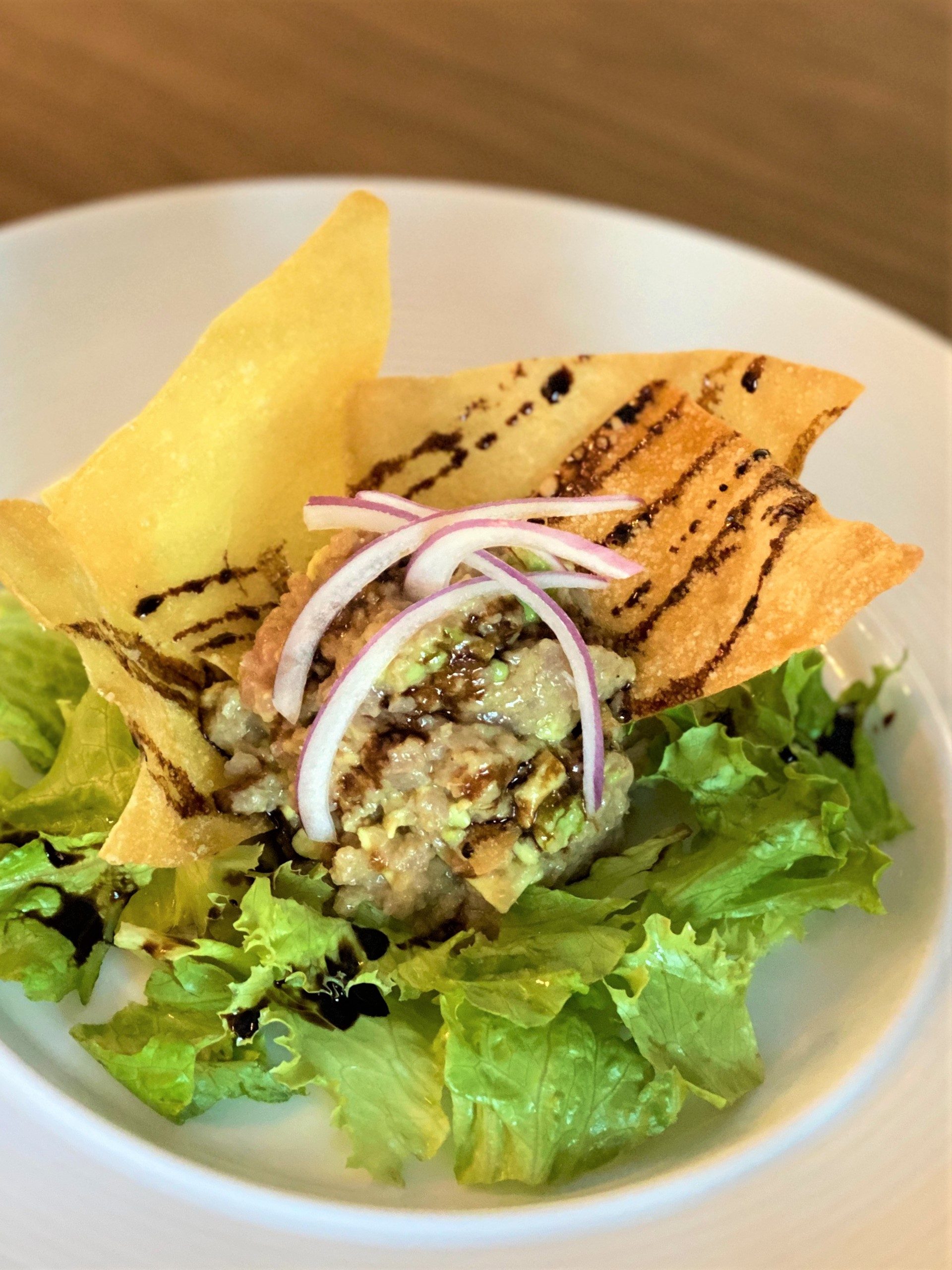 Ahi Tuna Tartar.