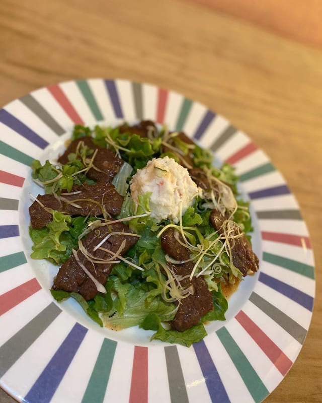 Asian BBQ Beef Salad.